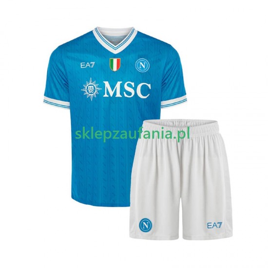 3-13 år Barn Napoli drakt Hjemme 2025-2026 Korte Ermer