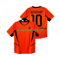 Herre Nederland drakt BERGKAMP 10 2002 Retro Hjemme Korte Ermer