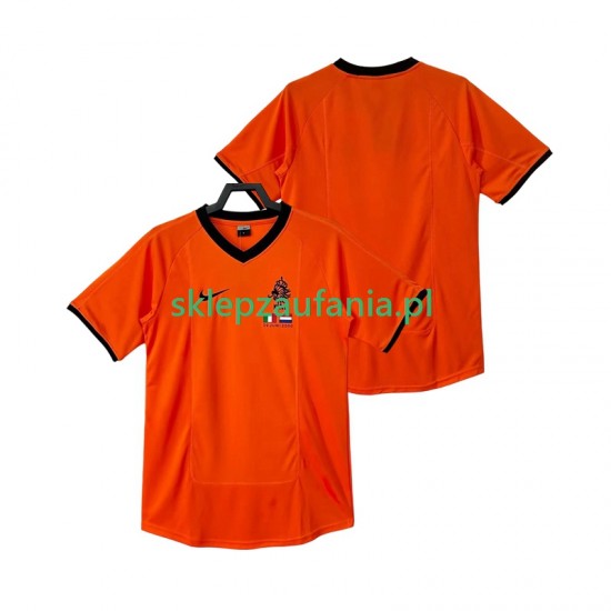 Herre Nederland drakt 2000 Retro Hjemme Korte Ermer
