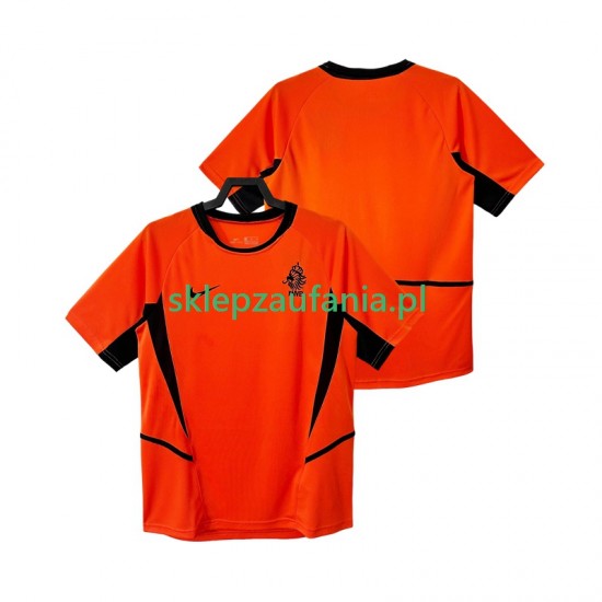 Herre Nederland drakt 2002 Retro Hjemme Korte Ermer