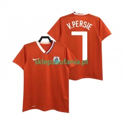 Herre Nederland drakt Robin van Persie 7 Retro Hjemme 2008 Korte Ermer