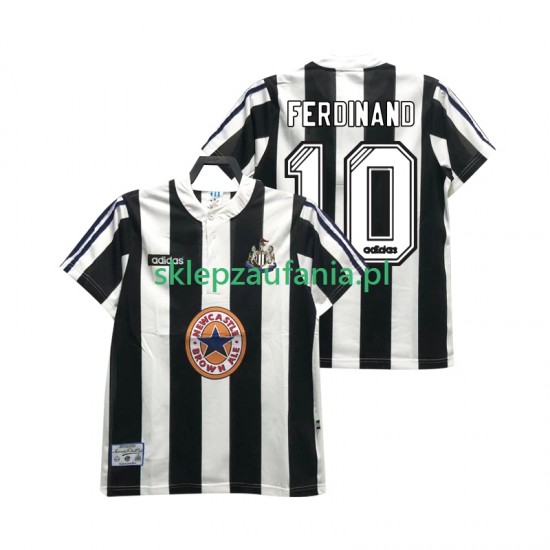 Herre Newcastle United drakt FERDINANE 10 1995 1997 Retro Hjemme Korte Ermer