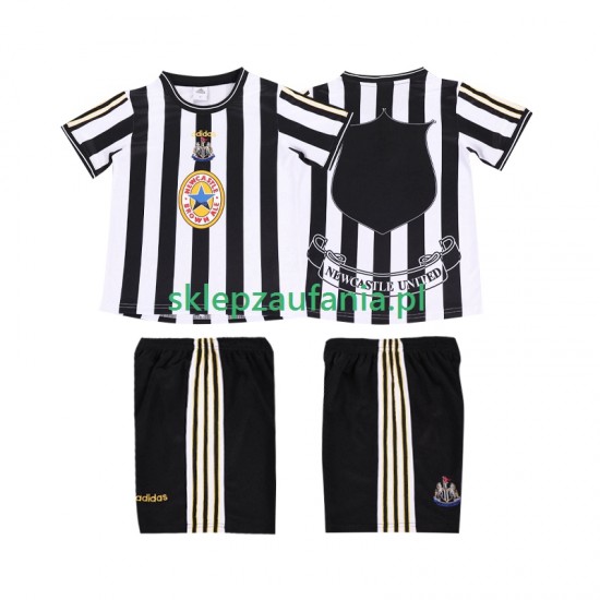 3-13 år Barn Newcastle United drakt 1997 Retro Hjemme 1999 Korte Ermer