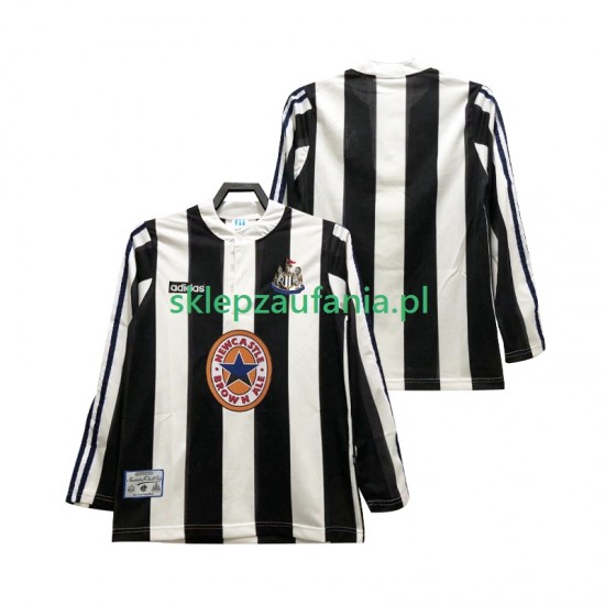 Herre Newcastle United drakt 1995 1997 Retro Hjemme Langermet
