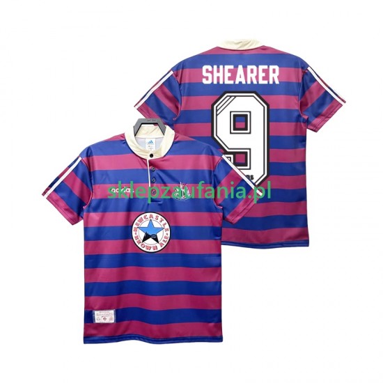 Herre Newcastle United drakt SHEARER 9 1995 1997 Retro Borte Korte Ermer