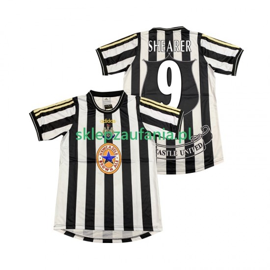Herre Newcastle United drakt SHEARER 9 1997 Retro Hjemme 1999 Korte Ermer