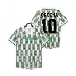 Herre Nigeria drakt OKOCHA 10 Retro Borte 1994 Korte Ermer