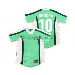 Herre Nigeria drakt OKOCHA 10 1998 Retro Hjemme Korte Ermer