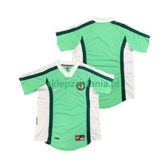 Herre Nigeria drakt 1998 Retro Hjemme Korte Ermer