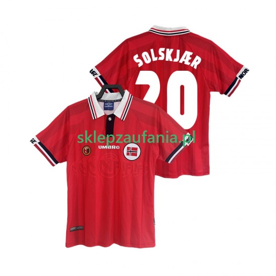 Herre Norge drakt SOLSKJAER 20 1998 Retro Hjemme Korte Ermer