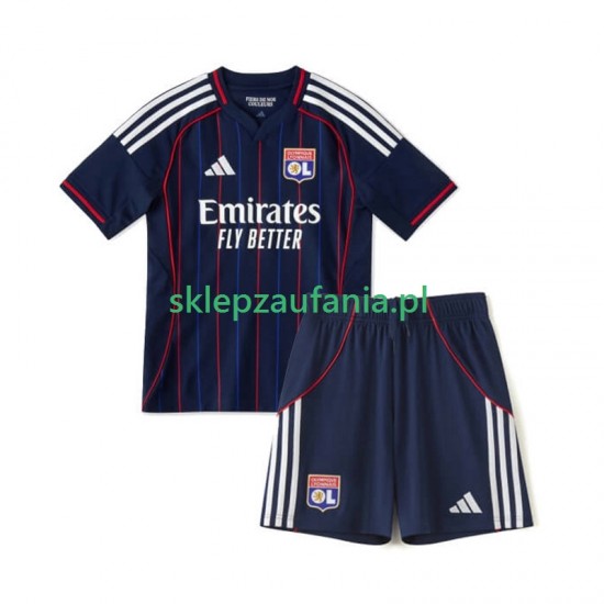 3-13 år Barn Olympique Lyonnais drakt Borte 2025-2026 Korte Ermer