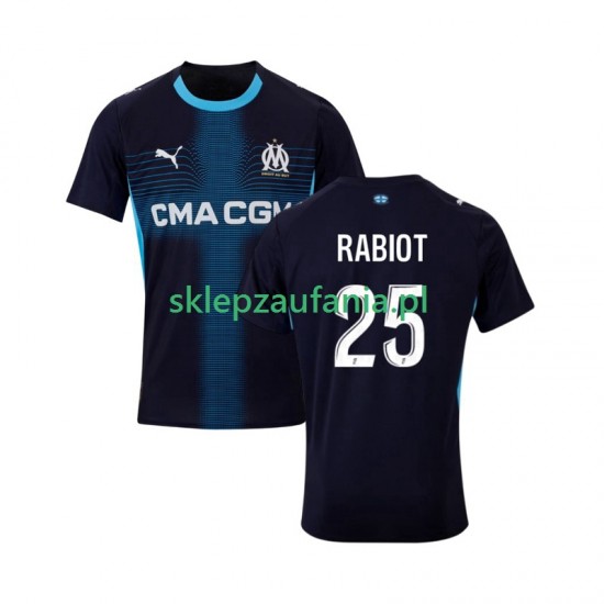 Herre Olympique de Marseille drakt Adrien Rabiot 25 Borte 2025-2026 Korte Ermer