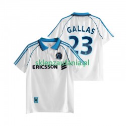 Herre Olympique de Marseille drakt Gallas 23 1998 Retro Hjemme 1999 Korte Ermer Herre Olympique de Marseille drakt Gallas 23 1998 Retro Hjemme 1999 Korte Ermer