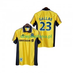 Herre Olympique de Marseille drakt Gallas 23 1998 Retro Tredje 1999 Korte Ermer Herre Olympique de Marseille drakt Gallas 23 1998 Retro Tredje 1999 Korte Ermer