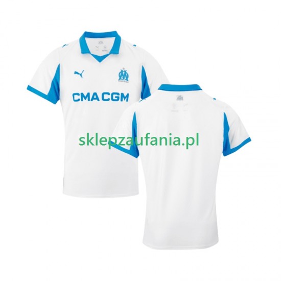 Herre Olympique de Marseille drakt Hjemme 2025-2026 Korte Ermer