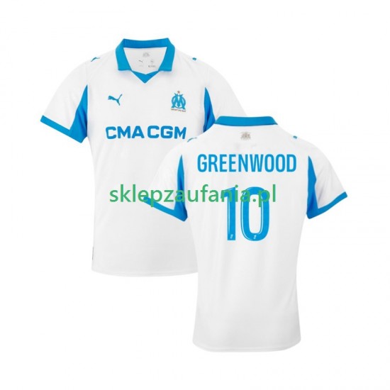 Herre Olympique de Marseille drakt Mason Greenwood 10 Hjemme 2025-2026 Korte Ermer