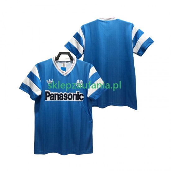 Herre Olympique de Marseille drakt Retro Borte 1990 Korte Ermer
