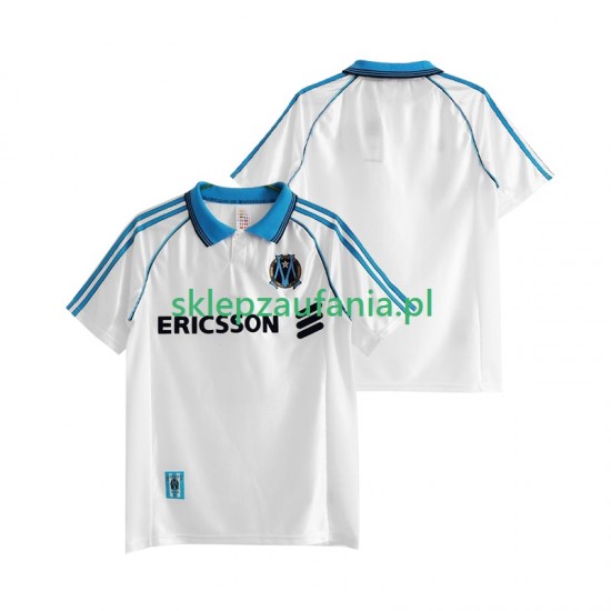 Herre Olympique de Marseille drakt 1998 Retro Hjemme 1999 Korte Ermer