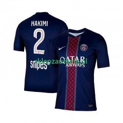 Herre Paris Saint-Germain drakt Hakimi 2 Hjemme 2025-2026 Korte Ermer