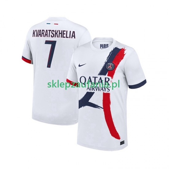 Herre Paris Saint-Germain drakt Khvicha Kvaratskhelia 7 Borte 2025-2026 Korte Ermer