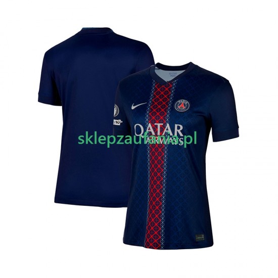Dame Paris Saint-Germain drakt Hjemme 2025-2026 Korte Ermer