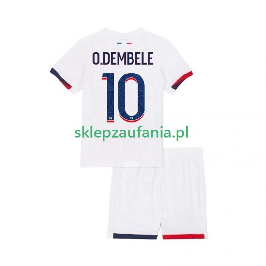 3-13 år Barn Paris Saint-Germain drakt Ousmane Dembele 10 Borte 2025-2026 Korte Ermer
