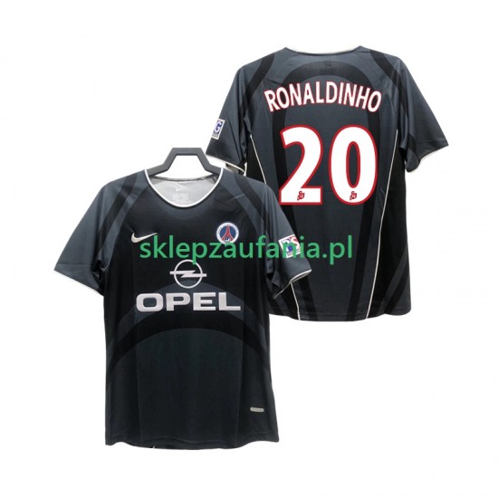 Herre Paris Saint-Germain drakt RONALDINHO 20 2001 2002 Retro Tredje Korte Ermer