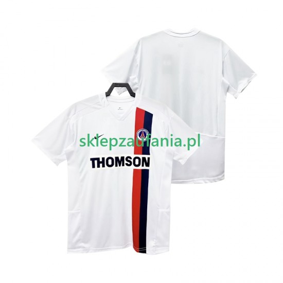 Herre Paris Saint-Germain drakt 2002 2003 Retro Borte Korte Ermer