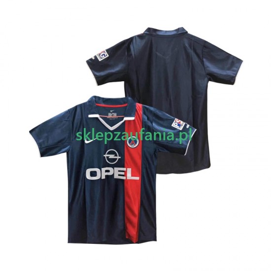 Herre Paris Saint-Germain drakt 2001 2002 Retro Hjemme Korte Ermer