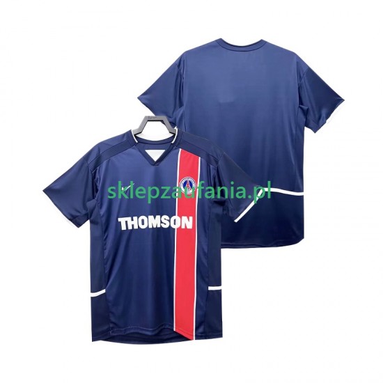Herre Paris Saint-Germain drakt 2002 2003 Retro Hjemme Korte Ermer