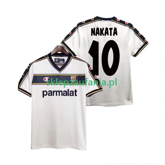 Herre Parma drakt NAKATA 10 2002 2003 Retro Borte Korte Ermer