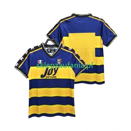 Herre Parma drakt 2001 2002 Retro Hjemme Korte Ermer