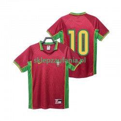 Herre Portugal drakt 10 1998 Retro Hjemme Korte Ermer Herre Portugal drakt 10 1998 Retro Hjemme Korte Ermer