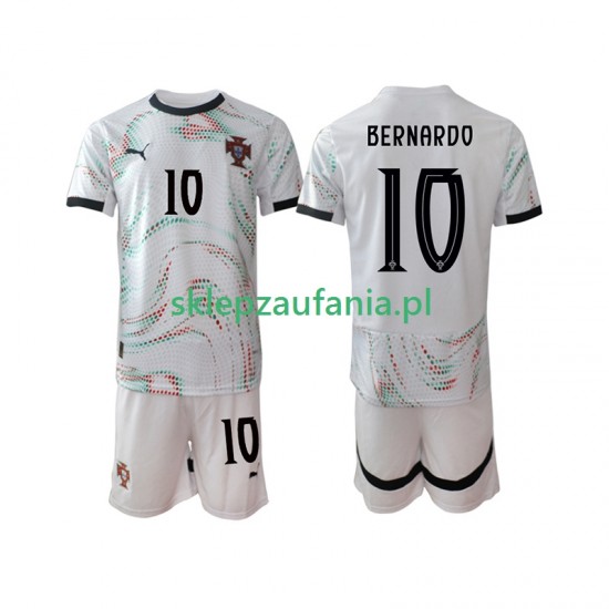 3-13 år Barn Portugal drakt Bernardo Silva 10 Borte 2025-2026 Korte Ermer