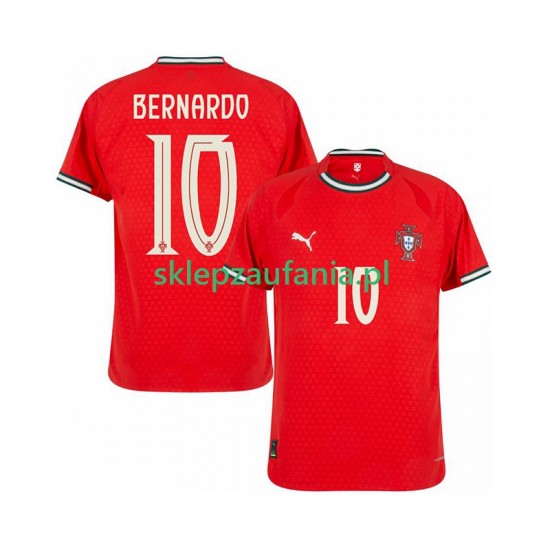 Herre Portugal drakt Bernardo Silva 10 Hjemme 2025-2026 Korte Ermer