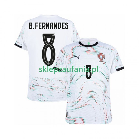 Herre Portugal drakt Bruno Fernandes 8 Borte 2025-2026 Korte Ermer