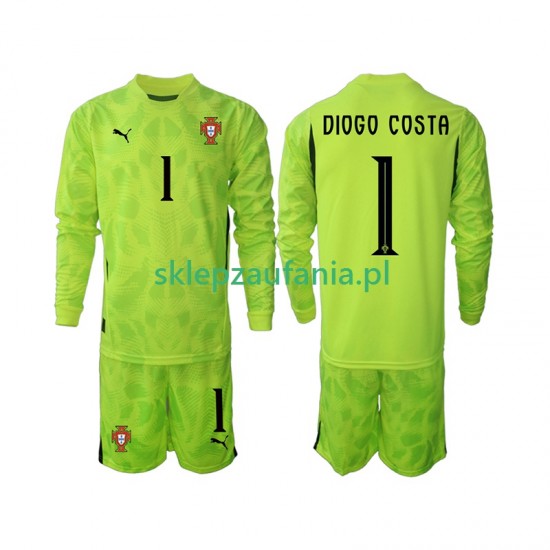 3-13 år Barn Keeper Portugal drakt Diogo Costa 1 Hjemme 2025 Langermet