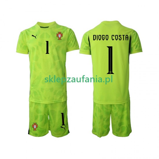 3-13 år Barn Keeper Portugal drakt Diogo Costa 1 Hjemme 2025 Korte Ermer