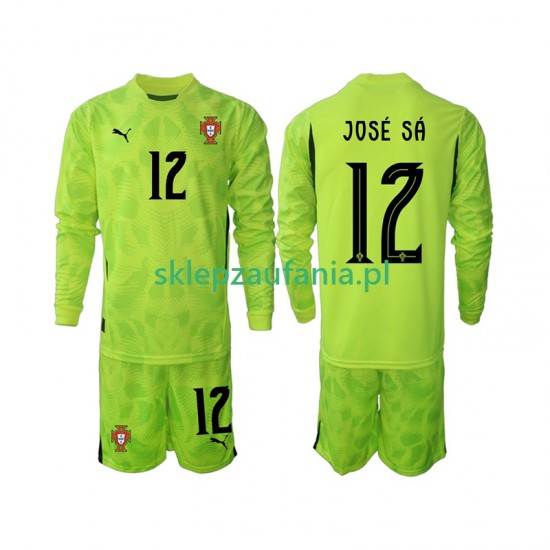 3-13 år Barn Keeper Portugal drakt Jose Sa 12 Hjemme 2025 Langermet