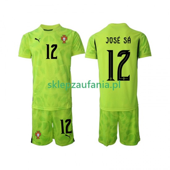 3-13 år Barn Keeper Portugal drakt Jose Sa 12 Hjemme 2025 Korte Ermer
