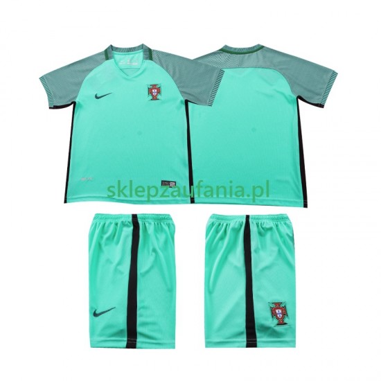 3-13 år Barn Portugal drakt 2016 Retro Borte Korte Ermer