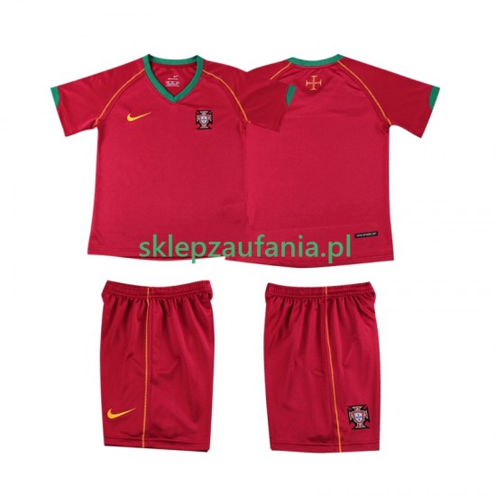3-13 år Barn Portugal drakt Retro Hjemme 2006 Korte Ermer