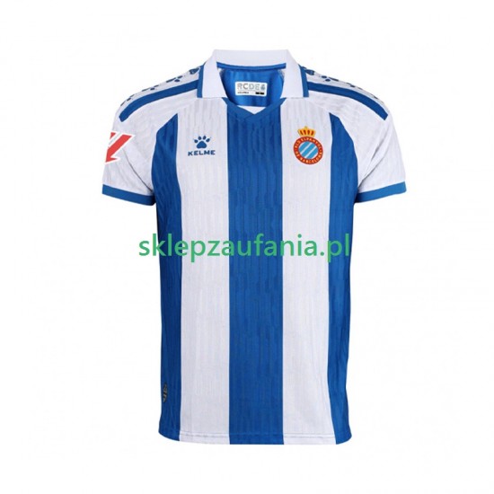 Herre RCD Espanyol drakt Hjemme 2025-2026 Korte Ermer