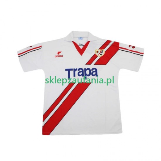 Herre Rayo Vallecano drakt 19971998 Retro Hjemme Korte Ermer