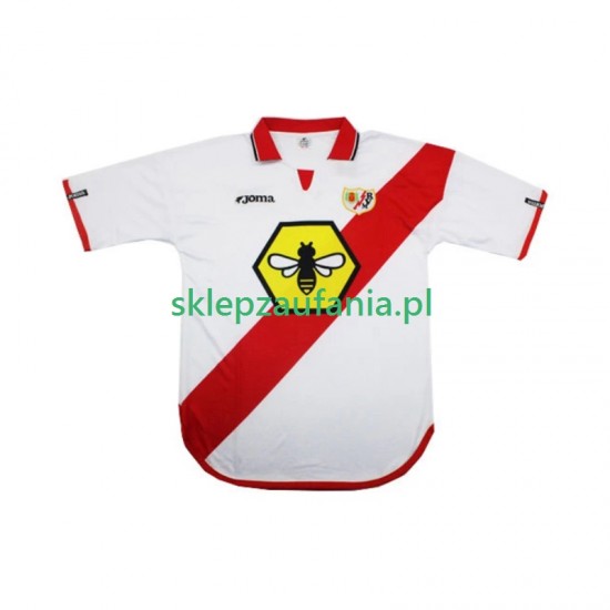 Herre Rayo Vallecano drakt 2000 2001 Retro Hjemme Korte Ermer