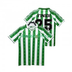 Herre Real Betis drakt FINIDI 25 1996 1997 Retro Hjemme Korte Ermer Herre Real Betis drakt FINIDI 25 1996 1997 Retro Hjemme Korte Ermer