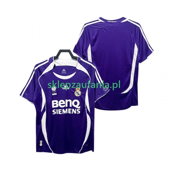 Herre Real Madrid drakt 2007 Retro Borte 2006 Korte Ermer