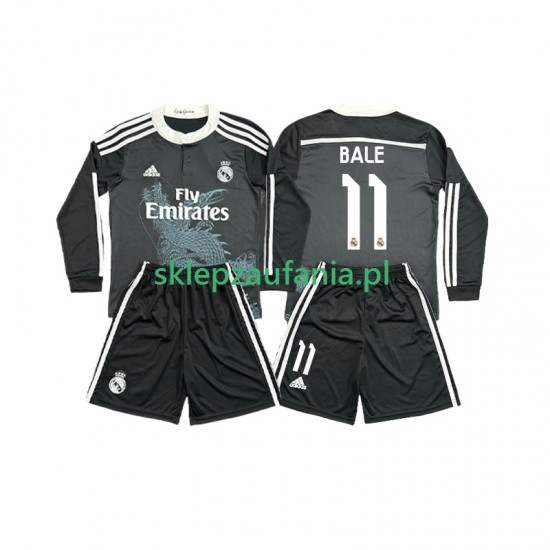 3-13 år Barn Real Madrid drakt Bale 11 2014 2015 Retro Tredje Langermet