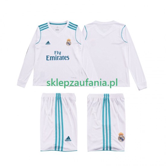 3-13 år Barn Real Madrid drakt 2017 2018 Retro Hjemme Langermet
