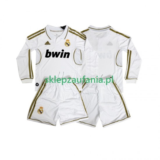 3-13 år Barn Real Madrid drakt 2012 Retro Hjemme 2011 Langermet